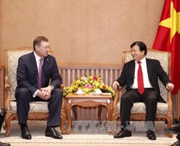 Tăng cường hợp tác trong lĩnh vực dầu khí Việt - Nga